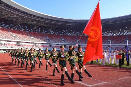 beat365国旗护卫队寒假集训获新华社等多家主流媒体关注点赞