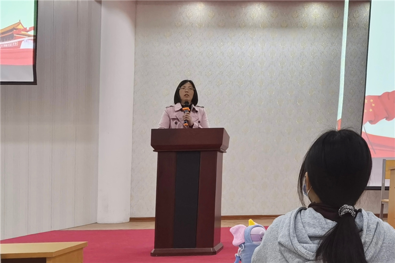 【学党史专题党课】学院党委副书记蒋春梅讲党史专题党课：学习党的光辉历程 做爱党爱国的青年