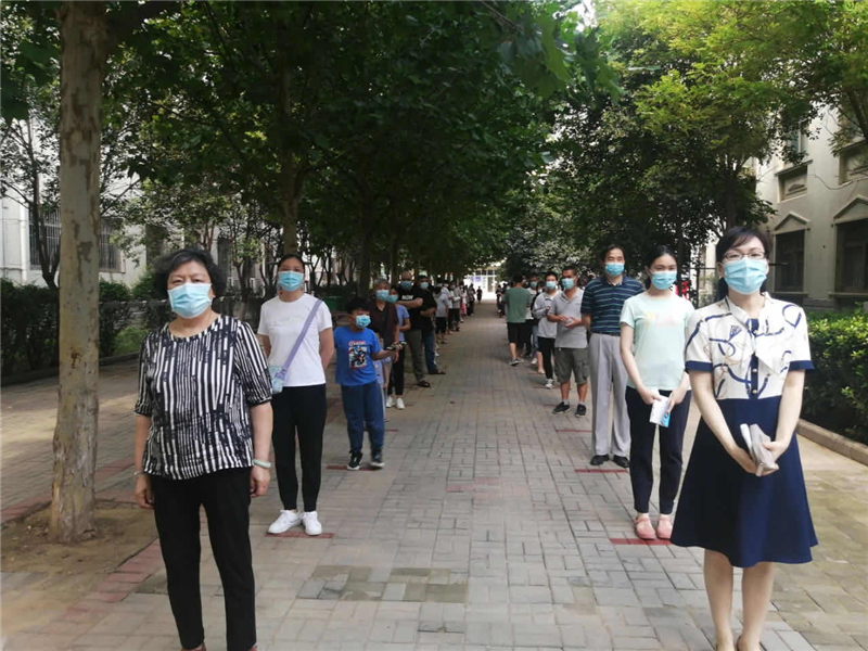 应检尽检  我院第二轮核酸检测高效有序