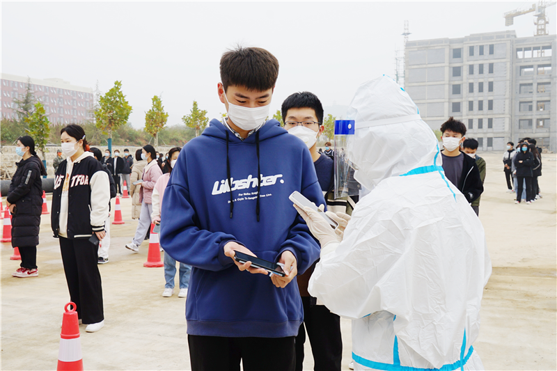 beat365英国官网网站新密校区完成全体师生核酸检测