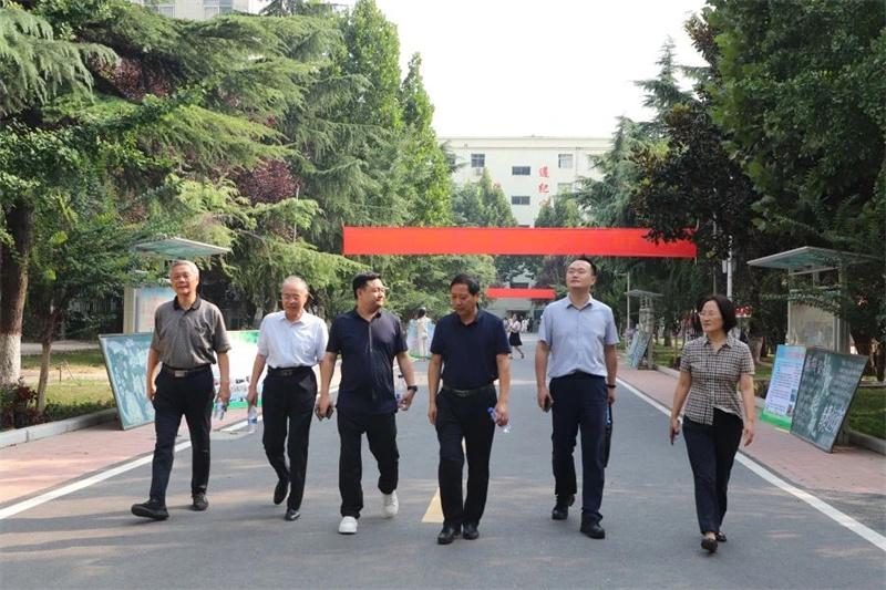 河南省教育厅调研组到我院调研指导秋季开学工作